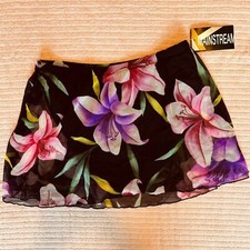90s Mainstream Retro Lillies Paradise Swim Skirt Women's 14/ M