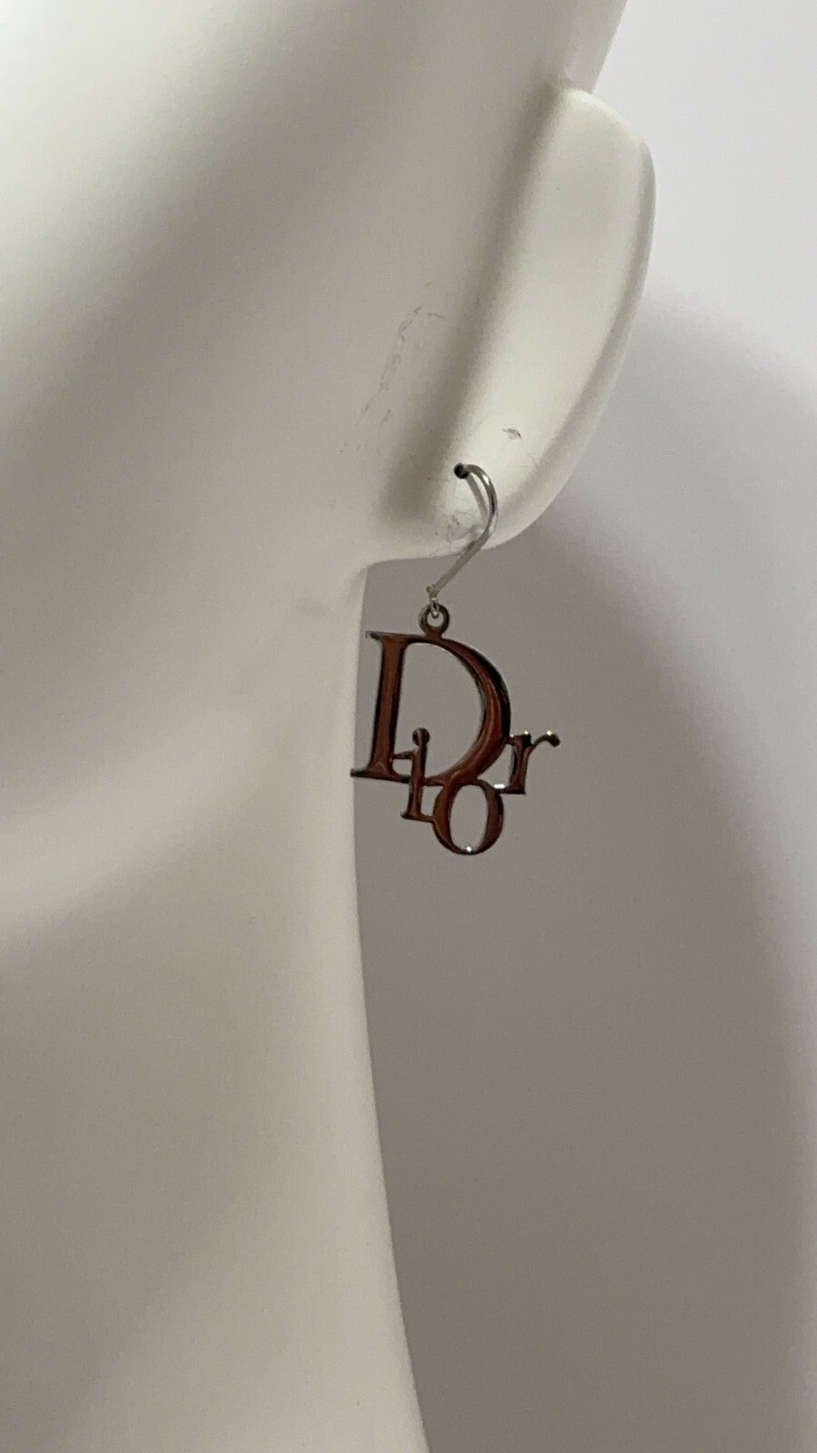 Vtg CHRISTIAN DIOR BY JOHN GALLIANO SILVER LOGO E… - image 1