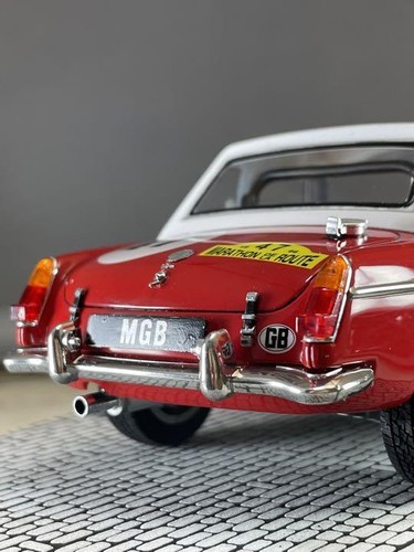 Aoshima 1/24 Mgb G/Hm4 Rally Ver. '66 Built & Painted 53472e - Picture 8 of 10