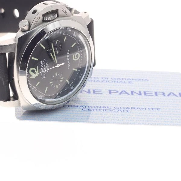 Panerai — Officine Panerai Luminor 1950 PAM00212 44mm SS Black Dial Automatic Watch #C2088