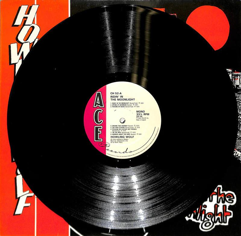 Howlin Wolf Ridin In The Moonlight LP 1982 Ace CH52 UK Mono