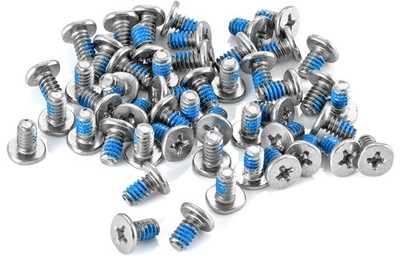 Poppstar Festplattenschrauben für 3,5 Zoll Festplatten, UNC 6-32x7mm silber, 50x