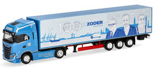 HERPA - Camion avec remorque 3 essieux 100 ans ZODER SPEDITION – IVECO S-Way ...