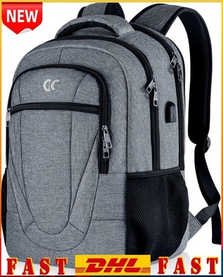 40L Rucksack Herren Wasserdicht Arbeit Freizeit Laptop Schulrucksack Backpack DE
