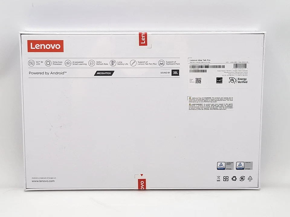 Lenovo Idea Tab Pro TB373FU 12.7" Tablet 8GB + 128GB | Luna Gray | WiFi ONLY - Image 2 of 4