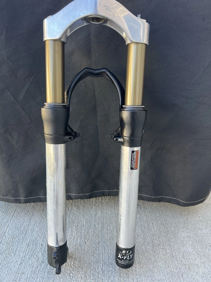 2001 Marzocchi x Fly 80 garfo de suspensão freio V 26 construção retrô funciona muito bem - Imagem 2 de 4