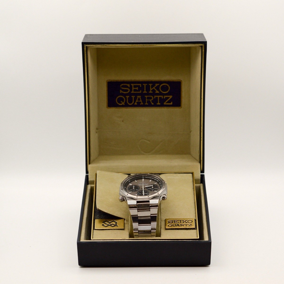 Seiko 7a38-7029 In Box! Royal Oak Watch Quartz Chronograph