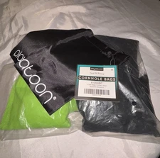 Play Platoon Cornhole Bags Teal & Black 8 Count