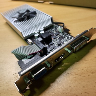 PNY GeForce GT730 2GB DDR3 Video Graphics Card GPU. Long Profile Bracket