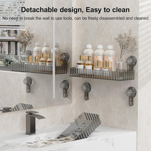 Suct Cup Bathroom Shower Organizer for Bathroom Stora - Picture 9 of 26