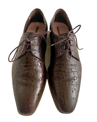 Floris van Bommel Herren Halbschuh Gr. 40, UK 6,5, dunkelbraun