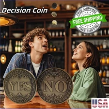 Yes No Decision Maker Coin Souvenir Coins The Decision Coin Metal