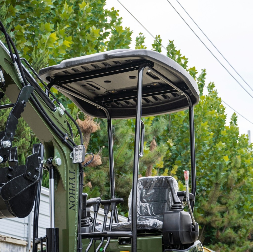 FREE SHIP Mini Excavator 1.3 Ton 22.1hp Mini Digger Crawler Gas HONDA EPA Engine