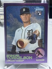 2022 Topps Heritage High Number Spencer Torkelson #531 (RC) Purple Refractor