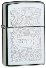 ZIPPO - BENZINA - ACCENDINO - AMERICAN CLASSIC 60001484 - NUOVO!