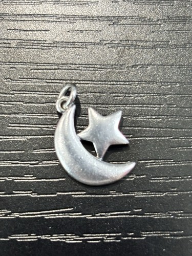 James Avery Retired Moon & Star Sterling Silver