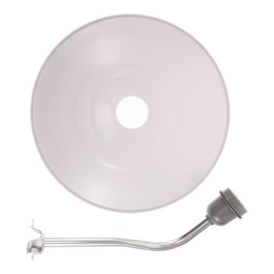 Outdoor Street Lamp Shade Replacement Metal Light Canopy Lamppost Globe