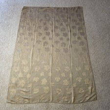 Holiday Fall Tablecloth Leaves Elegant Dinner Shimmer Gold Rectangle 84" x 60"