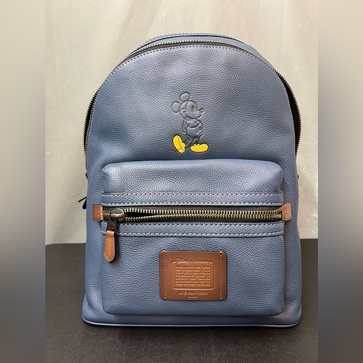 NWT Disney X Coach Academy Backpack With Mickey NWT Limited Discontinued Disney X Coach Academy Leather  main image 3
