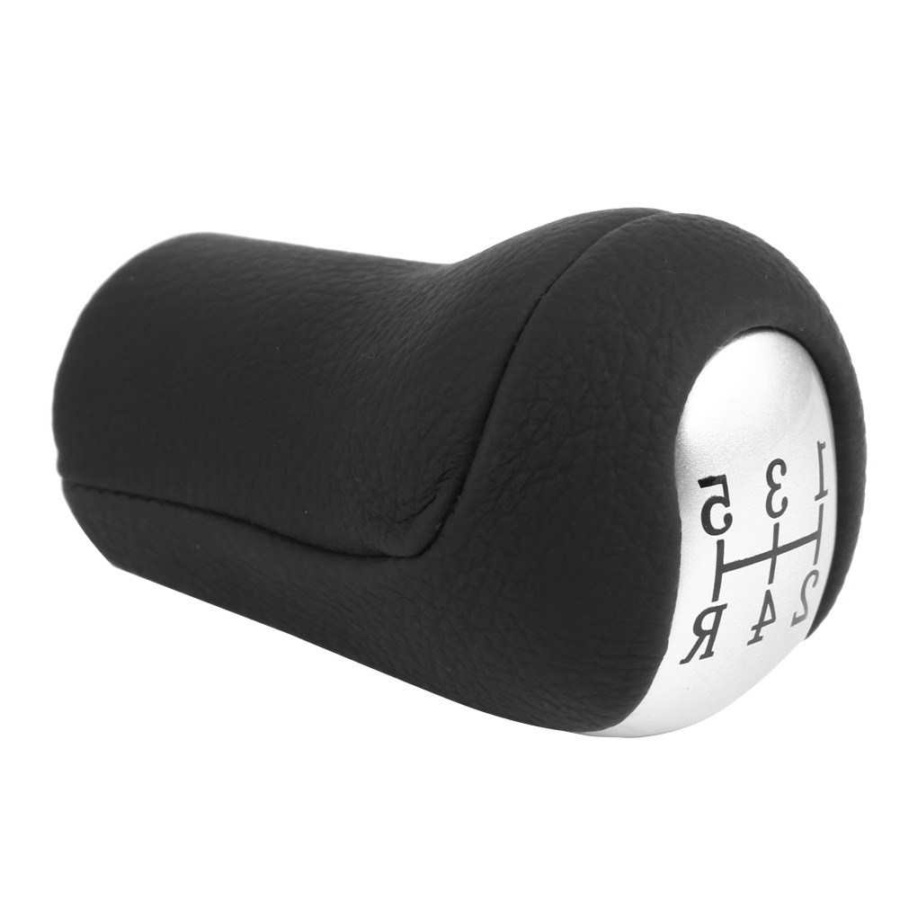 Speed Gear Stick Shift Knob Ergonomic Easy Install For Cars PU Leather