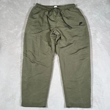 Nike Sportswear Tech Pants Mens Size XXL Olive Woven Unlined Commuter DQ4343 222