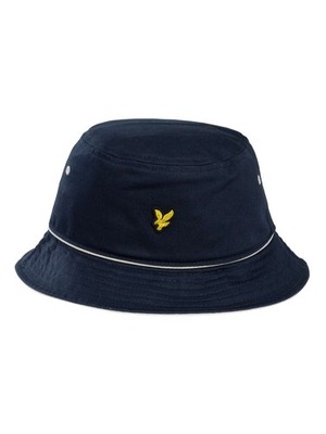 Lyle & Scott Herren Fischerhut mit Paspelierung, Blau