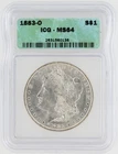 1883-O Morgan Silver Dollar ICG MS64 S$1 New Orleans Minted No Reserve