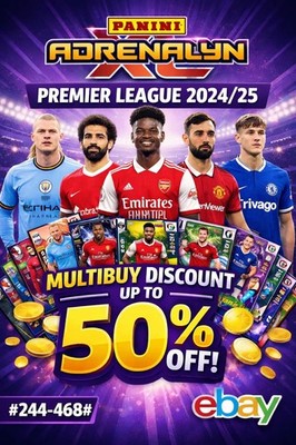 Panini Adrenalyn XL Premier League 2024/25 2025 Trading Cards #244-468 #