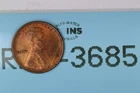 1912 BROWN AU + 1c LINCOLN WHEAT BACK WHEATIE CENT PENNY RAW-3685