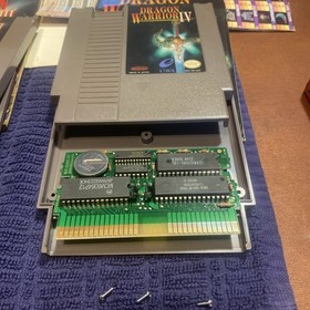  Dragon Warrior 1,2,3,4 NES, with manuals and other paper work for 2 and 4. 