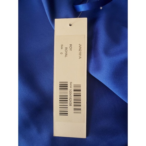 JVN by Jovani Womens Royal Blue Halter Open Back Semi-Formal Dress Size 0 Nwt - Picture 8 of 8