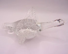 FM Ronneby Konstglas Goose Bird Clear Glass Sculpture Sweden Signed and Dated — photo 5