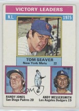 1976 Topps League Leaders Tom Seaver Randy Jones Andy Messersmith #199 HOF 0ha3