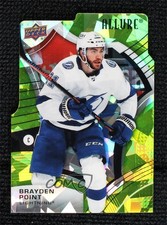 2021-22 Upper Deck Allure Green Rainbow Die-Cut 25/99 Brayden Point #22 12ts