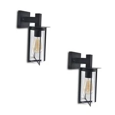 2 Pack Outdoor Wall Light Fixture, Porch Decor Outside, Waterproof Wall Sconce 