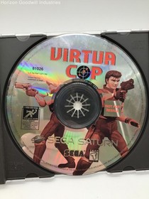 Virtua Cop Video Game For SEGA Saturn (Not For Resale) Complete W/ Case & Manual