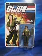 GI JOE SUPER 7 REACTION  WAVE 9 LADY JAYE  CARTOON COLORS  O-RING SERIES