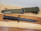 WW II? IMPERIAL USM4 COMBAT/FIGHTING KNIFE/BAYONET W/USM8A1 SHEATH- NICE/L@@K — photo 4
