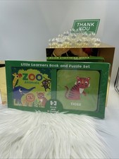 Little Learners Book  Puzzle Set ZOO ANIMALS