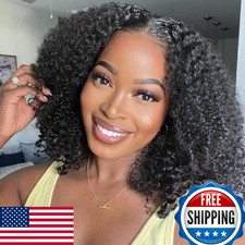 TNICE Mongolian Afro Kinky Curly Human Hair Bundles 4B 4C