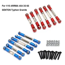 RC Tie Rods & Turnbuckles Set For 1/10 ARRMA 4X4 3S 6S SENTON Typhon Granite