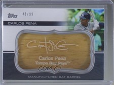 2010 Topps Update Manufactured Bat Barrels 48/99 Carlos Pena #MBB-82 0n8