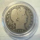 1908O US Barber Silver Half Dollar 'New Orleans'