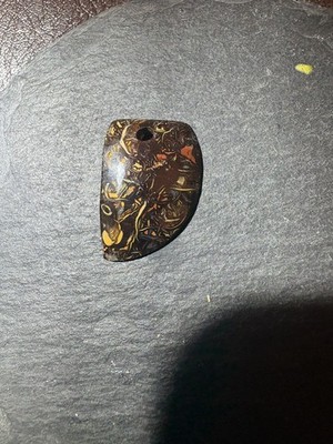 Large Boulder Opal Pendant  Australian Koroit Style Opal