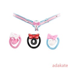 Sissy Male Invisible Chastity Cage Device CB Lock with 4 Rings Restraint belt