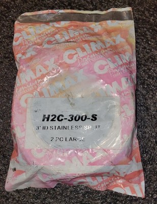 CLIMAX H2C-300-S 3'' ID Stainless Steel 2 Piece Shaft Collar