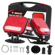 Car LED Wireless Trailer Lights Magnetic, 5000mAh IP67 Waterproof Tail Lights