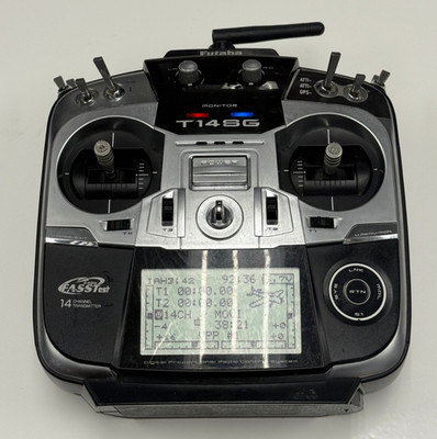 Futaba 14SG RC Remote Control Model Airplane 2.4ghz Transmitter w/ LiFe Battery