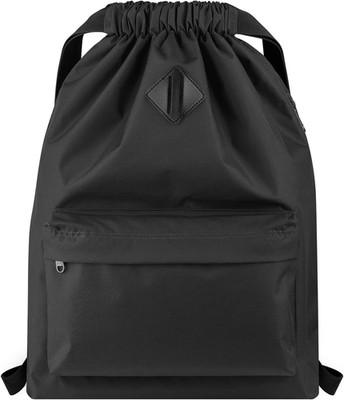 Mochila Cordon Resistente Agua Bolsa Gimnasio Deportes Bolsillo Hombres Mujeres