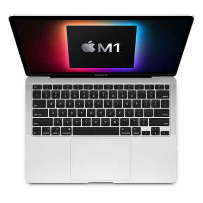 m1 MacBookair シルバー 本体のみ Apple MacBook Air Apple M1 8-Core CPU 8GB RAM 128GB SSD 13